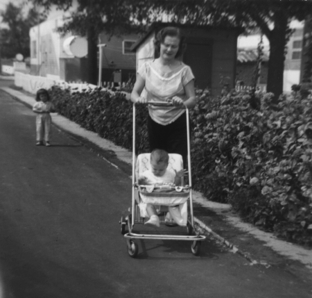 1961 Baby Richard & Mom- sister Claudia