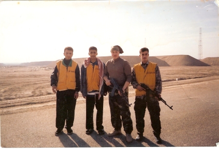 Harold with new Iraqi Security Force members