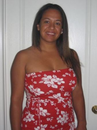 me in hawaiian dress