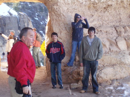 Greg, Andrew, Chelsea, Tyler  Grand Canyon
