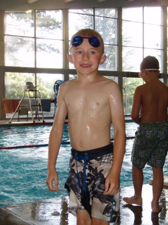 Matthew's swimming lessons 2007-age 6