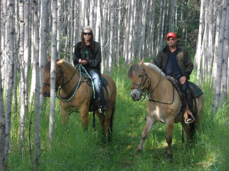 SASHA & ME RIDING HORSES ~ KENAI PENINSULA!