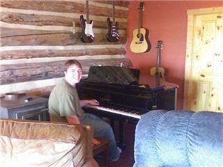 Jake and his new piano