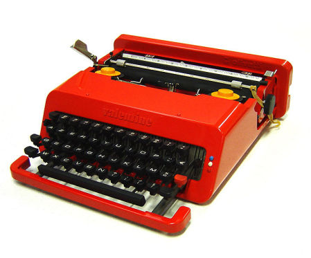 1969 olivetti valentine  typewriter