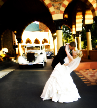 Rob and Sheena in front of Medinah