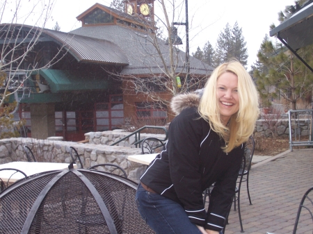 Having fun in South Lake Tahoe.