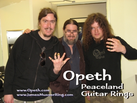 Opeth Peaceland Guitar Ring Endorsement