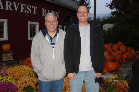 Erik and Jeff at the Harest Barn