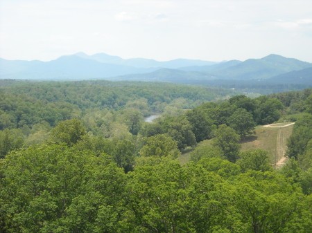 Blue Ridge Mountains near the Ashville estate.