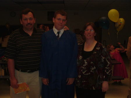 My son's (Cody) 8th grade graduation