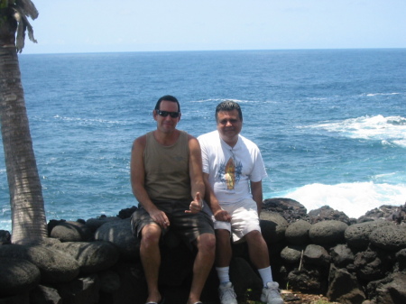 My best friend, Serg visits East Hawai'i