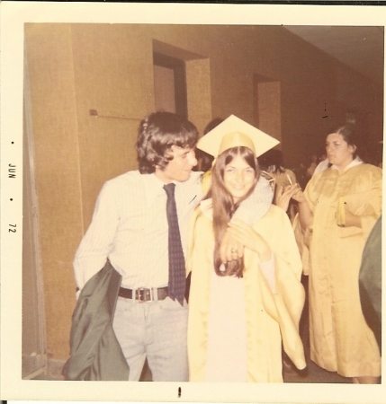 richie & eileen hs graduation 1972 #1