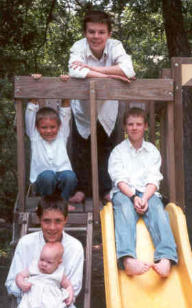 Kids at Brewster MA, 2001