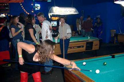 Shooting Pool - One of my favorite past-times.