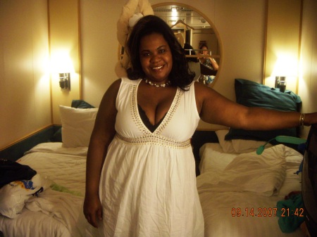 IN MY ROOM ON THE CRUISE