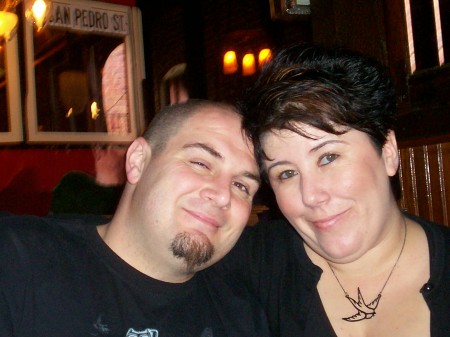 My fiance Jason & I May 2008