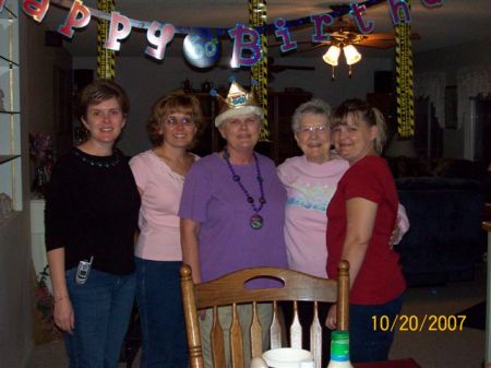 me, mom, sisters and grandma