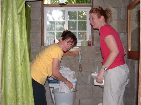 laundry day in haiti, jan. 2007