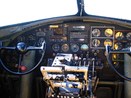 B-17 cockpit