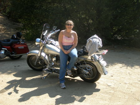 Donna and her Harley