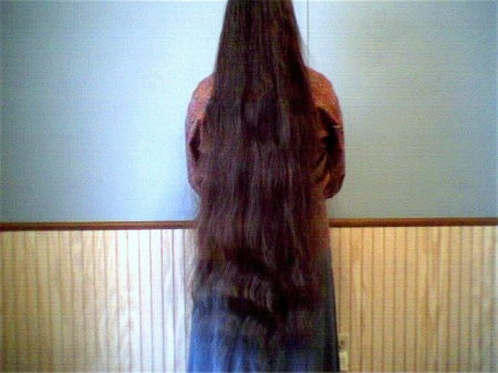 Carole's long hair