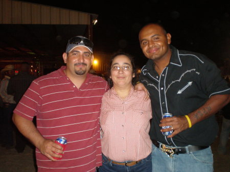 Cousins Rocky and Abe w/ me at 08 County Fair.