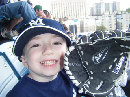 Dylan's 1st Yankees game