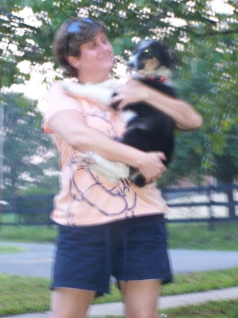 Blurry- me and Daisy