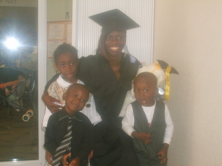 Graduation Day my baby and my nephews