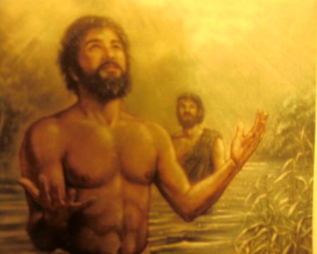 JESUS AFTER BAPTISM BY JOHN THE BAPTIST