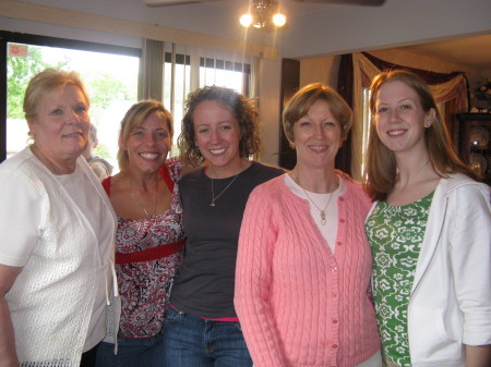 Mom, Me, Cousins Katie, Mare & Aunt Suzanne