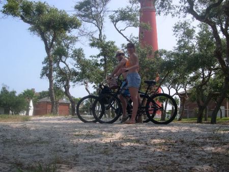 Me & Chris Bike Riding at Ponce Inlet