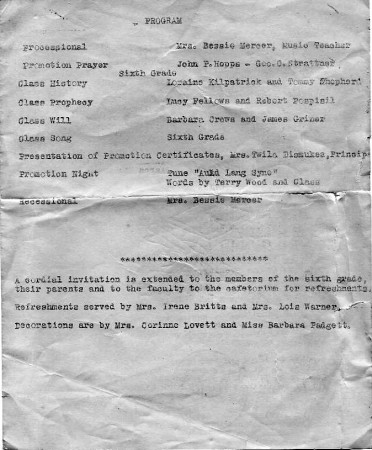 Class of 1958 Promotion Booklet Page 4