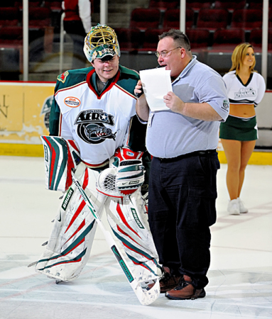 Announcing for the Houston Aeros