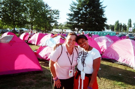 Tent City- Debra and Sandi