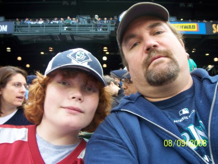 Mariner game with Dad