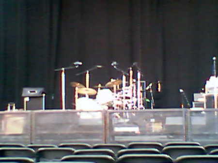 Stray Cats sound check O.C. fair 2008