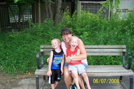 Me & the boys at the zoo
