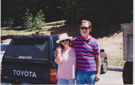 road trip, stopping at Crater Lake