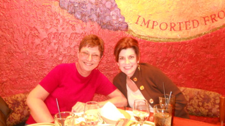 Jackie Scarano and myself out to lunch last month!