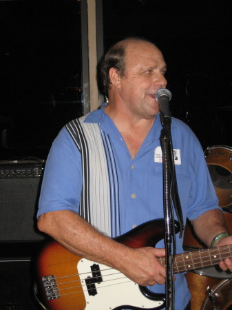 Paul....behind his guitar!