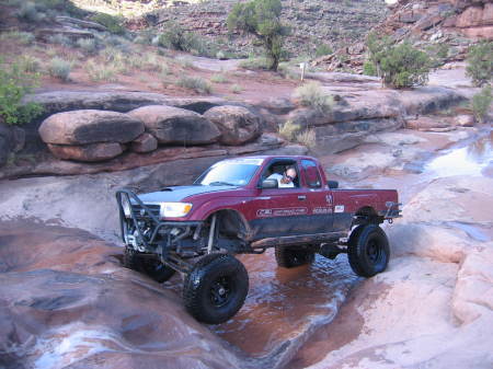 Our "toy" in beautiful Moab.