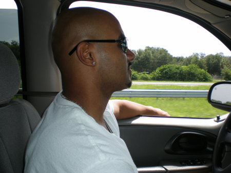 Jay on the way to the beach