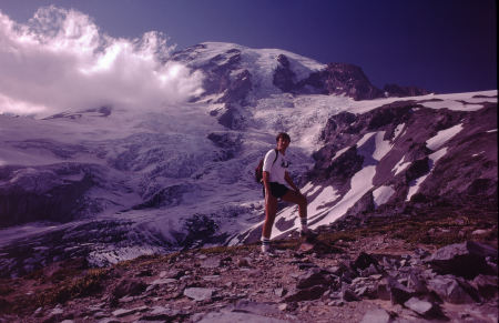 Hiking on Mount Rainier