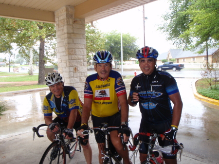 Wet, wet cyclists