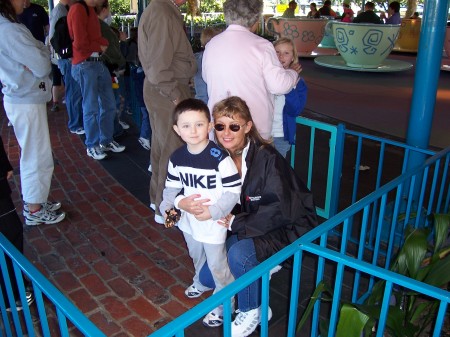 Me and my son (Joshua) at Disney World