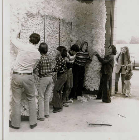 Class of 1979 float building