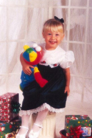 Christmas 1998 - She was only 2 and so cute!