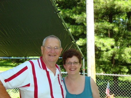 Jayne and her dad, Joe Hart