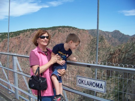 at Royal Gorge with my grandson Brett